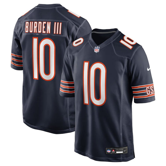 Men's Chicago Bears Luther Burden III Nike Navy Team Game product image 1