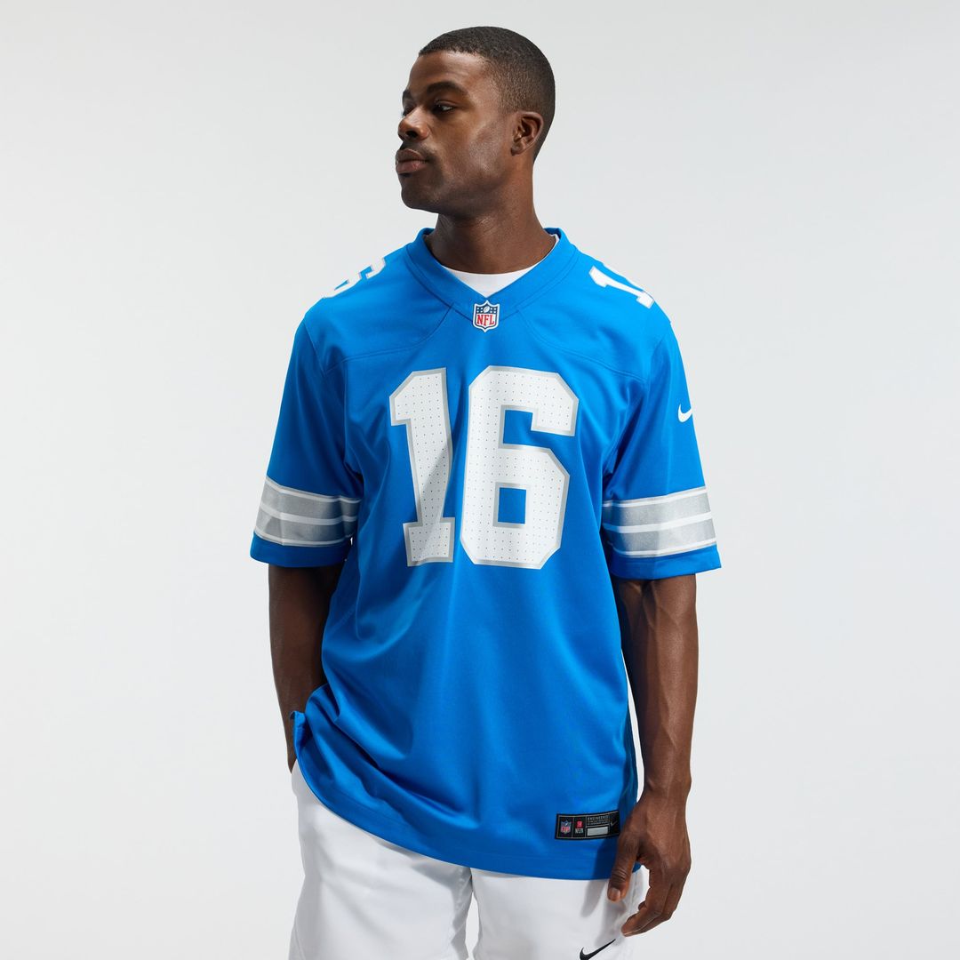 Men's Detroit Lions Jared Goff Nike Black 2nd Alternate product image 14