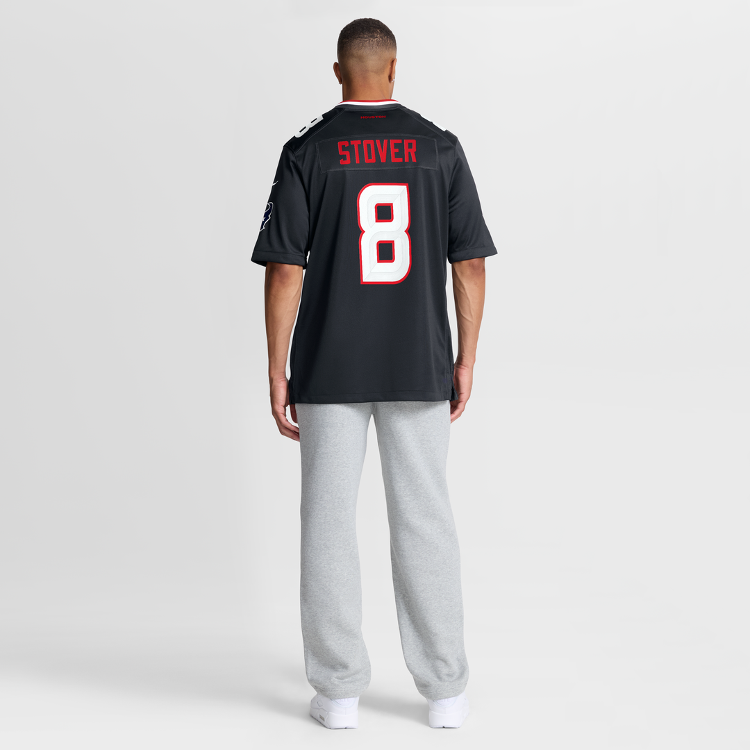 Men's Houston Texans Cade Stover Nike Navy Team Game Jersey product image 5