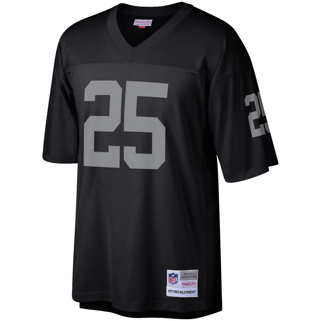 Las Vegas Raiders Fred Biletnikoff Mitchell & Ness Black product image 2