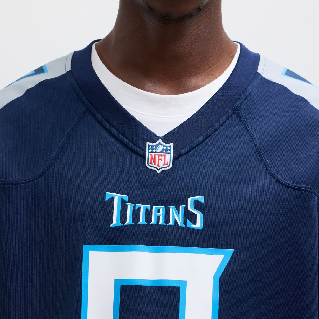 Men's Tennessee Titans Will Levis Nike Navy Game Jersey product image 7