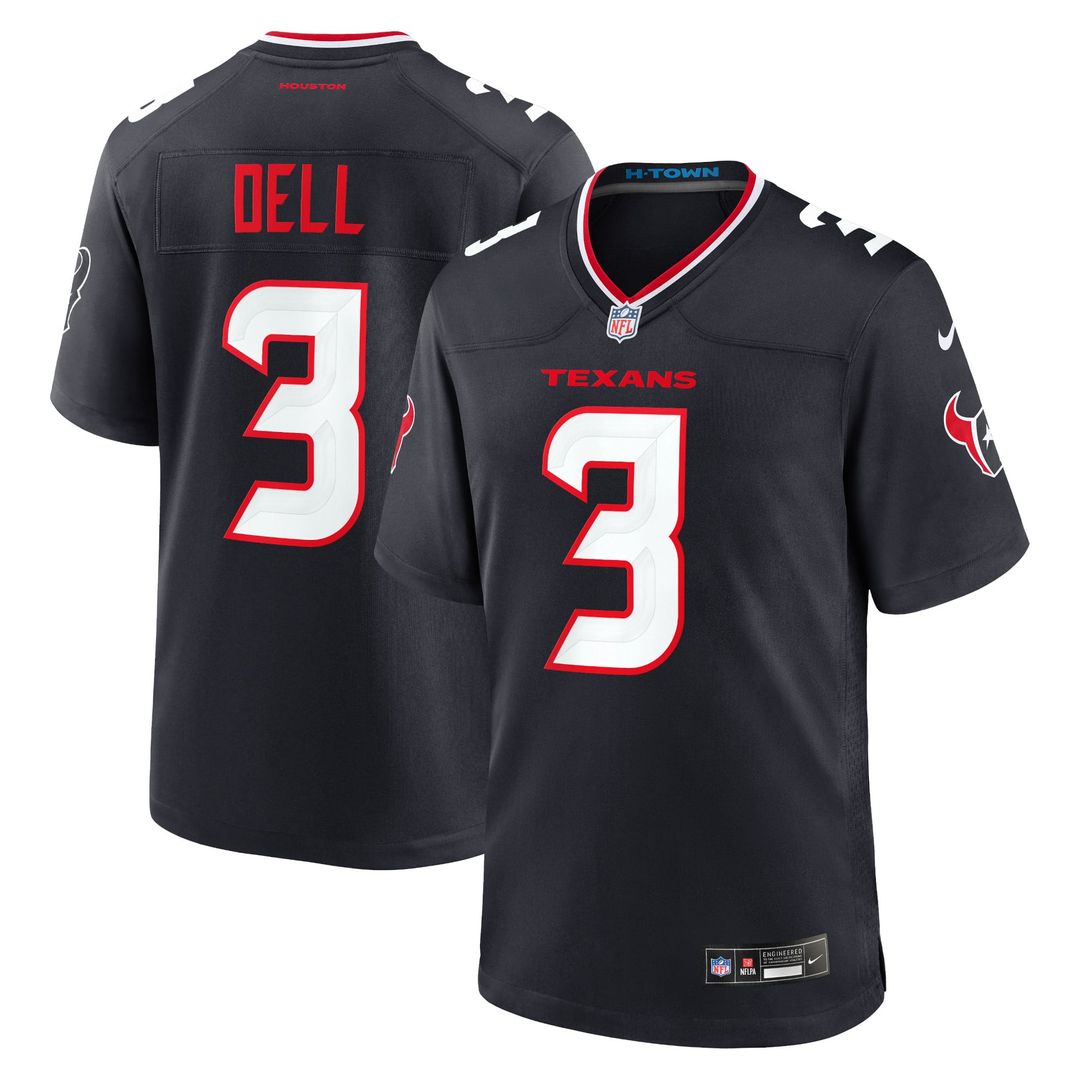 Men's Houston Texans Tank Dell Nike Red Alternate Game product image 13