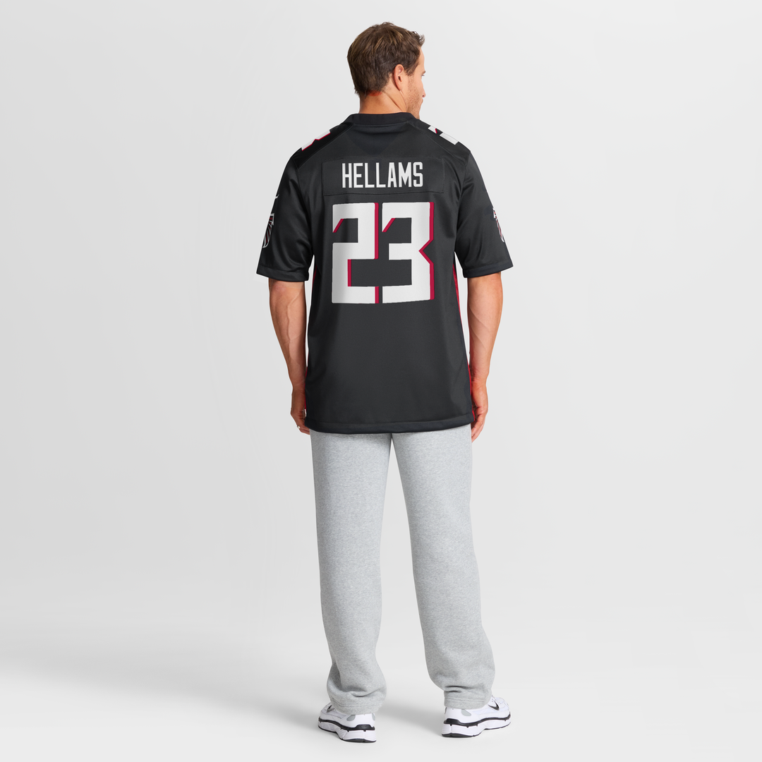 Men's Atlanta Falcons DeMarcco Hellams Nike Black Team Game product image 8