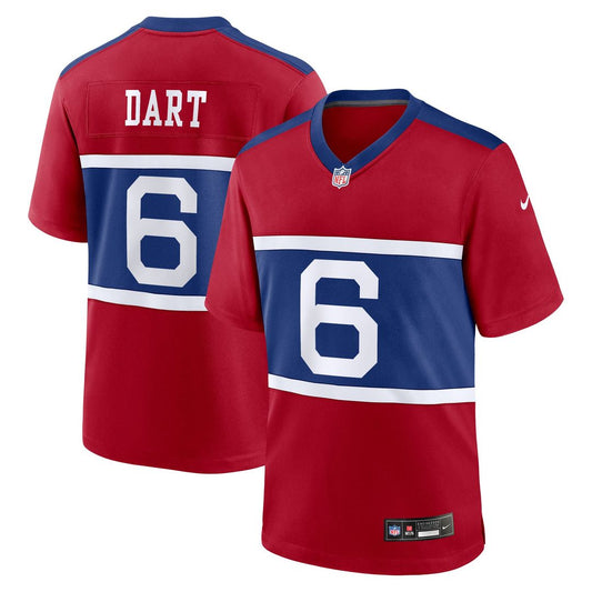 Men's New York Giants Jaxson Dart Nike Red Alternate product image 1