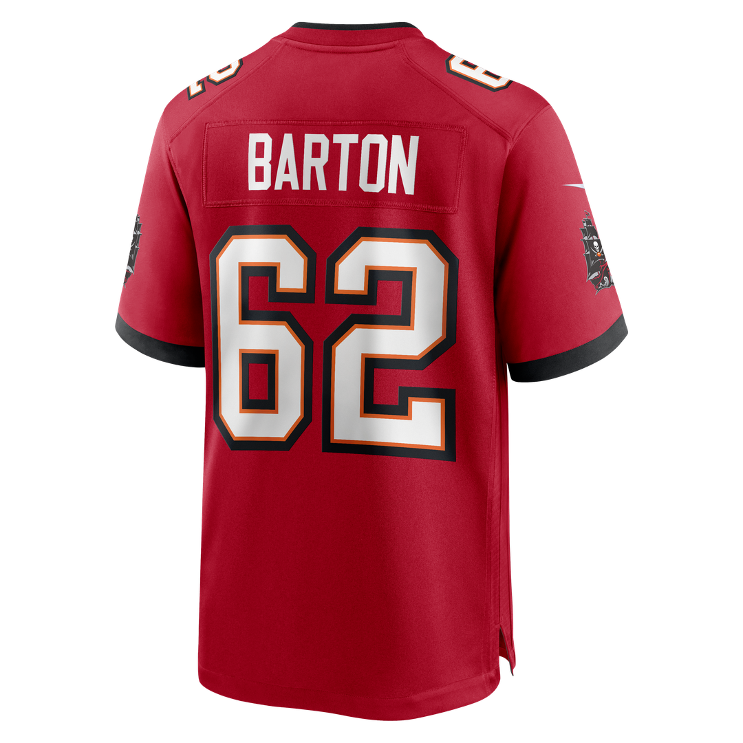 Men's Graham Barton Pick No. 26 Nike Red Player Game Jersey product image 3