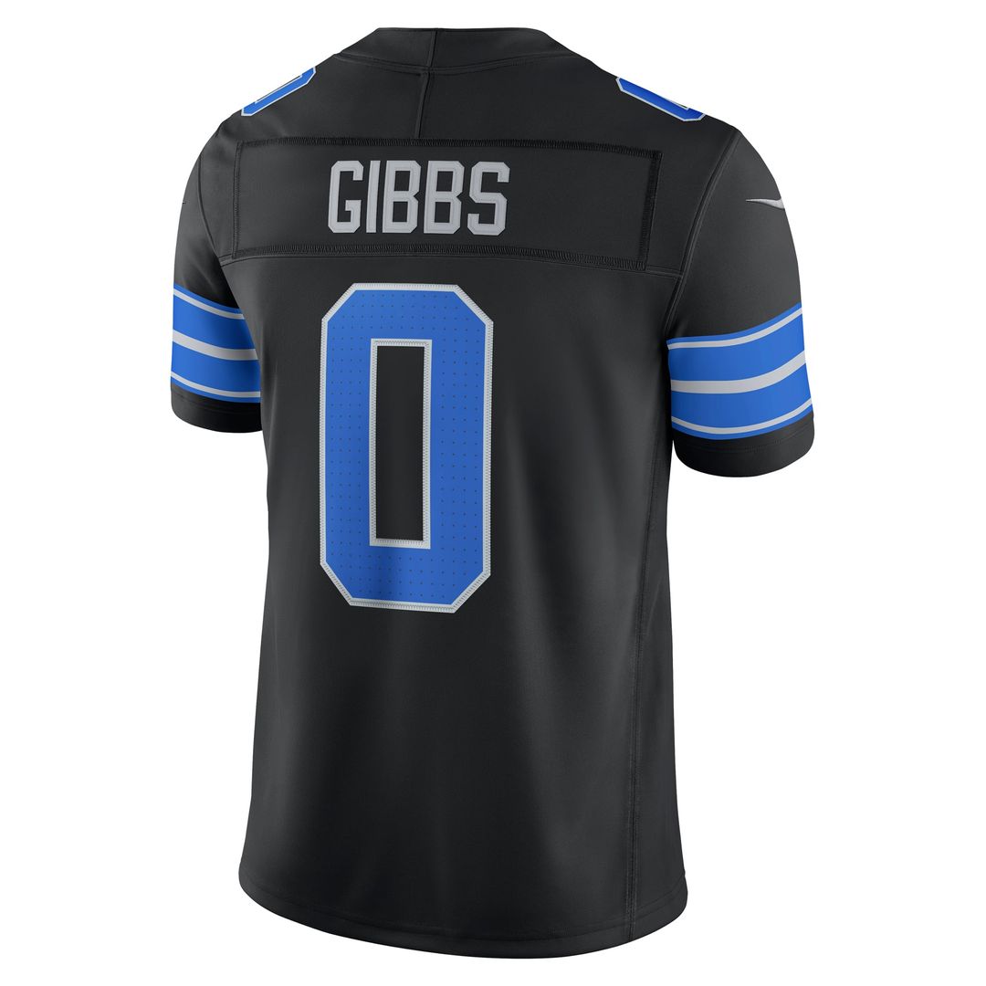 Men's Detroit Lions Jahmyr Gibbs Nike Black Alternate Vapor product image 3