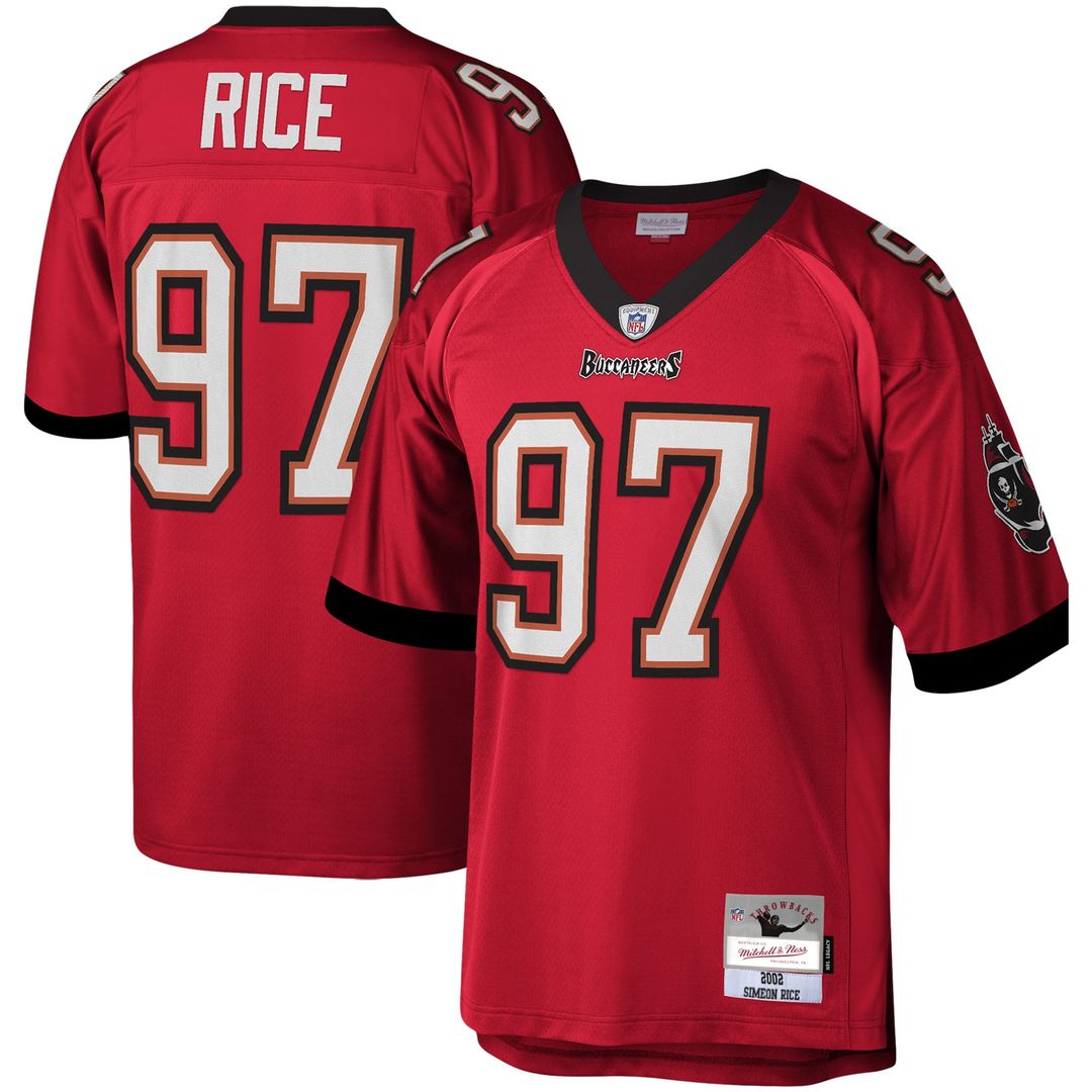 Men's Tampa Bay Buccaneers Simeon Rice Mitchell & Ness Red product image 1