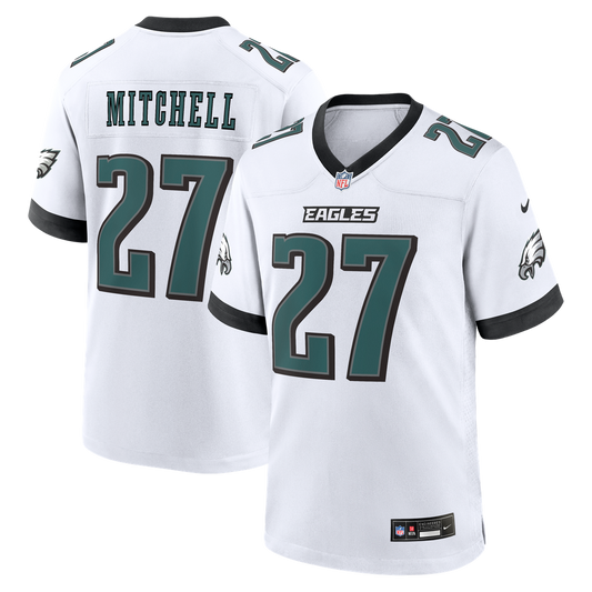 Men's Philadelphia Eagles Quinyon Mitchell Nike White Game product image 1