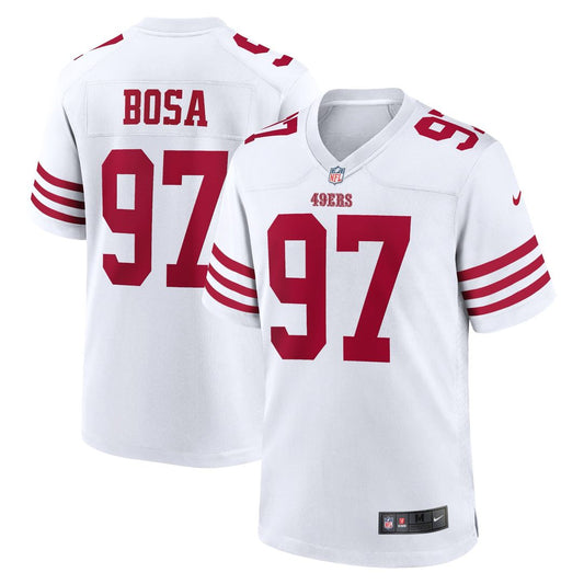 Men's San Francisco 49ers Nick Bosa Nike White Player Game product image 1