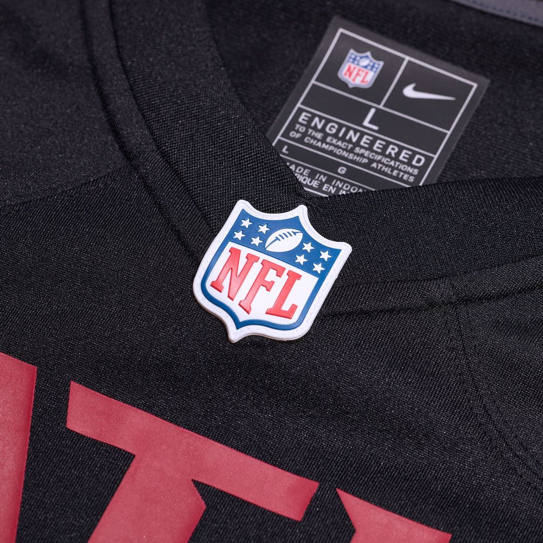 Men's Atlanta Falcons DeMarcco Hellams Nike Black Team Game product image 4