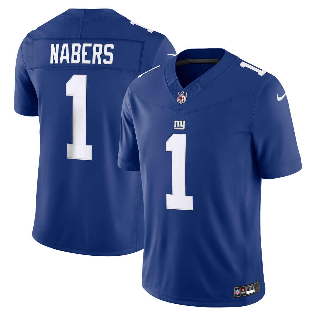 New York Giants Malik Nabers Nike Royal Team Vapor FUSE product image 1