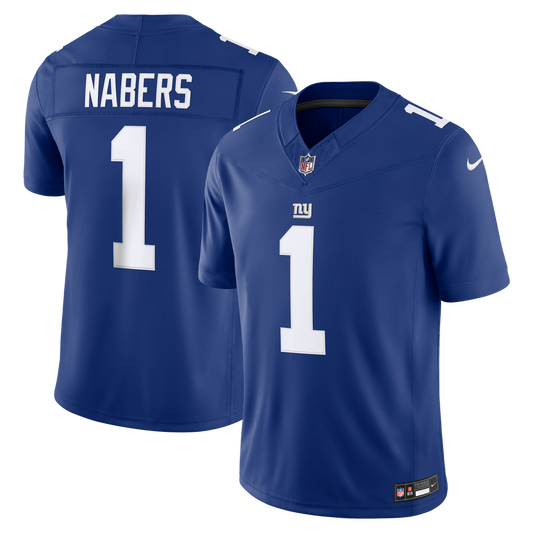 New York Giants Malik Nabers Nike Royal Team Vapor FUSE product image 1