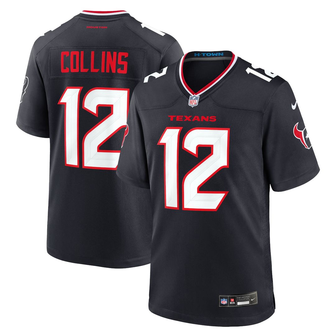 Houston Texans Nico Collins Nike White Game Jersey product image 7
