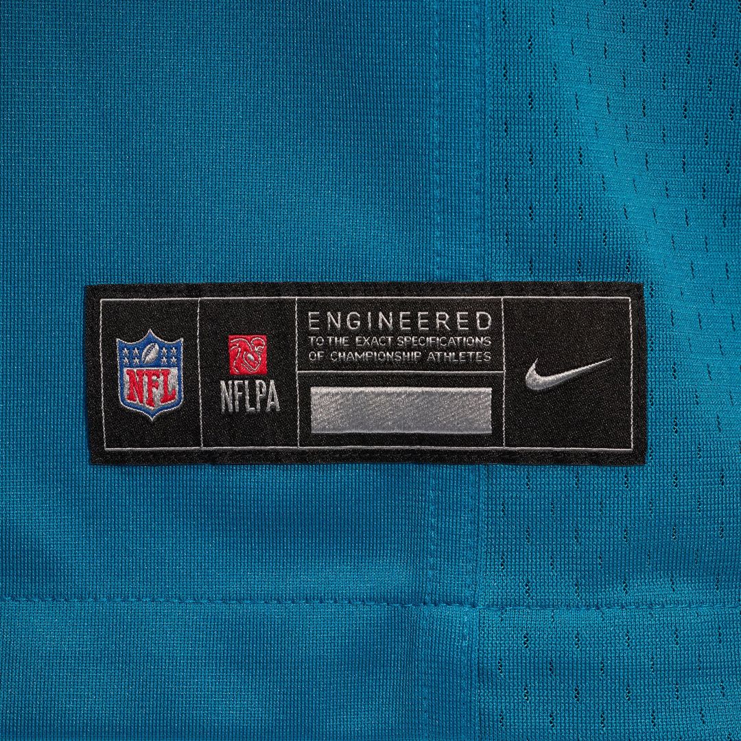 Jacksonville Jaguars Number 1 Groom Nike Teal Game Jersey product image 6