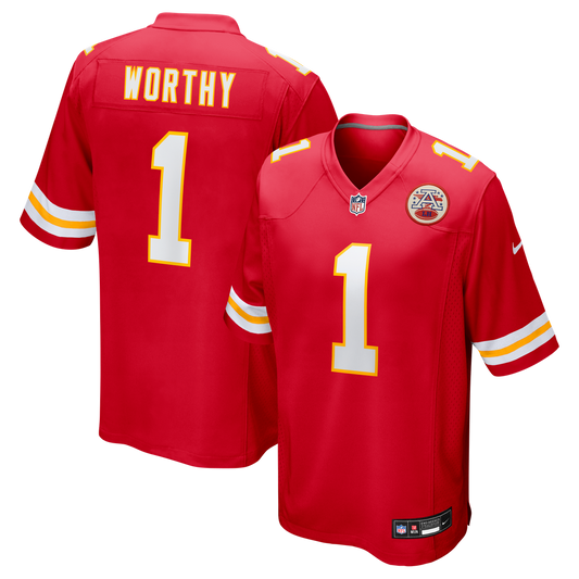 Men's Kansas City Chiefs Xavier Worthy Nike Red Player Game product image 1