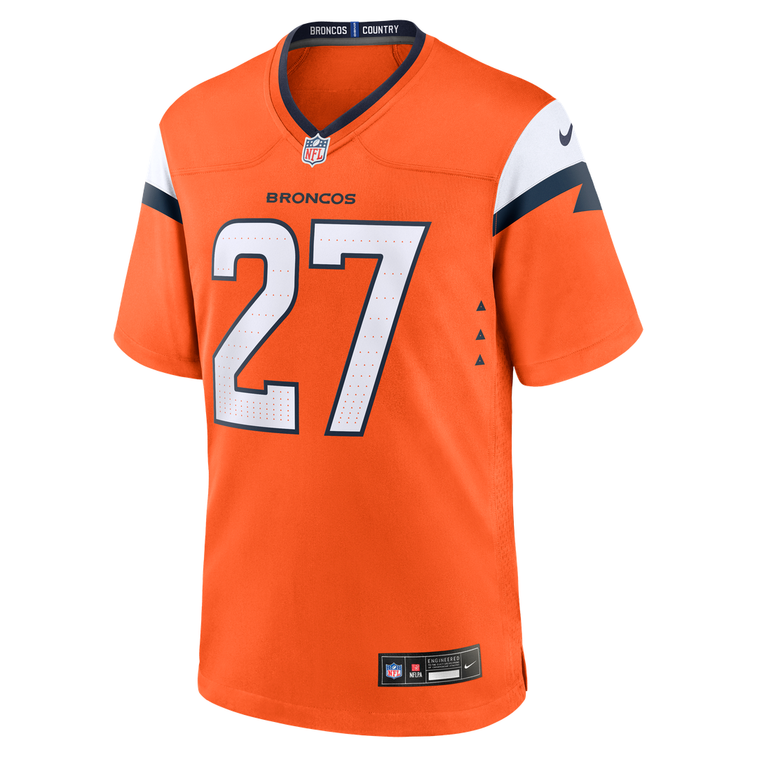 Men's Denver Broncos J.K. Dobbins Nike Orange Team Game product image 2