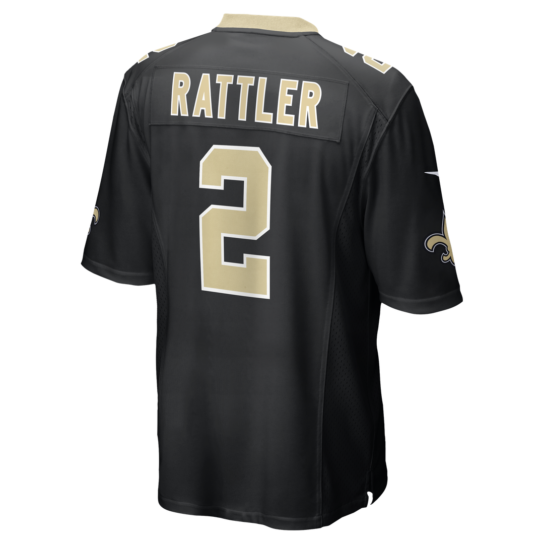 Men's New Orleans Saints Spencer Rattler Nike Black Team product image 3