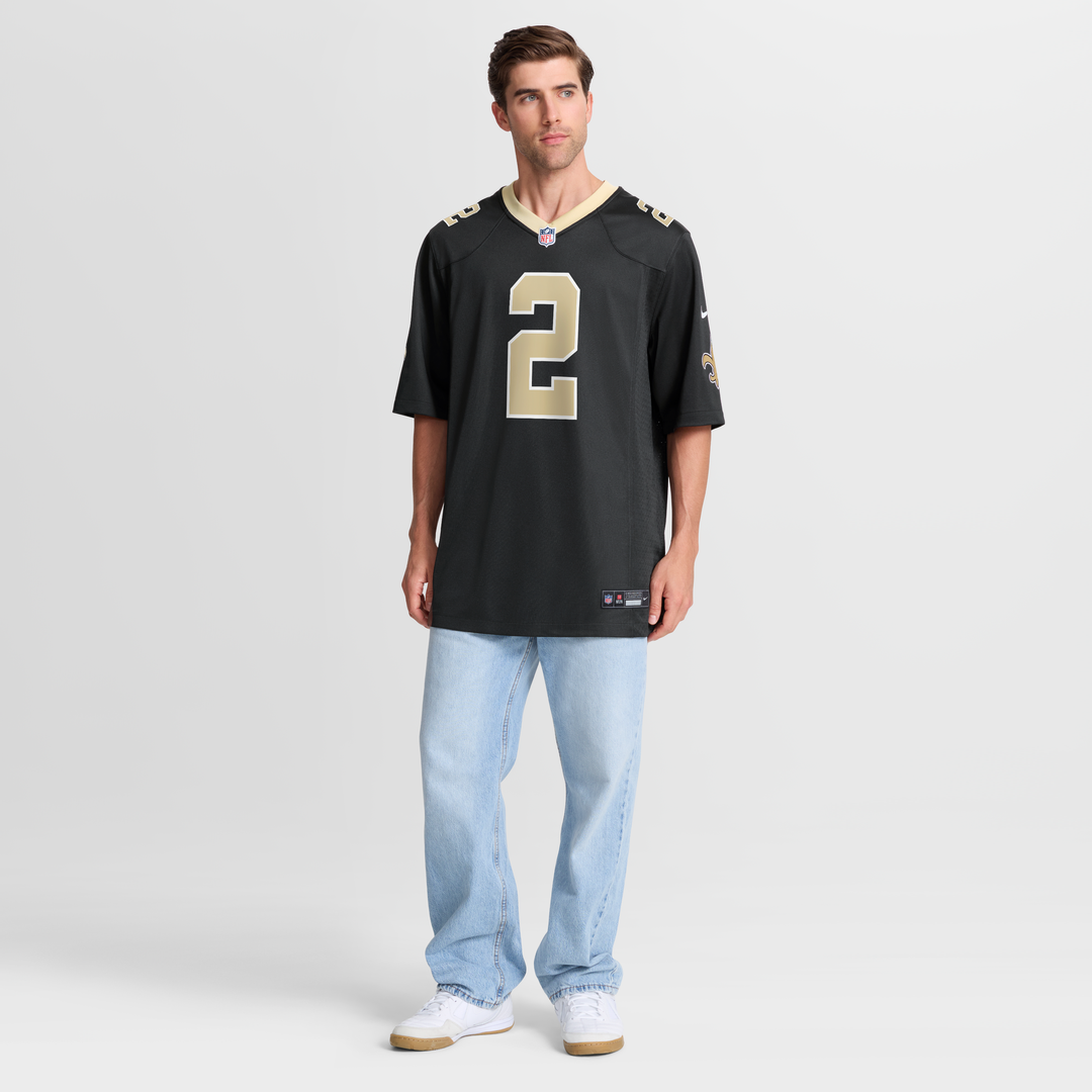 Men's New Orleans Saints Spencer Rattler Nike Black Team product image 7