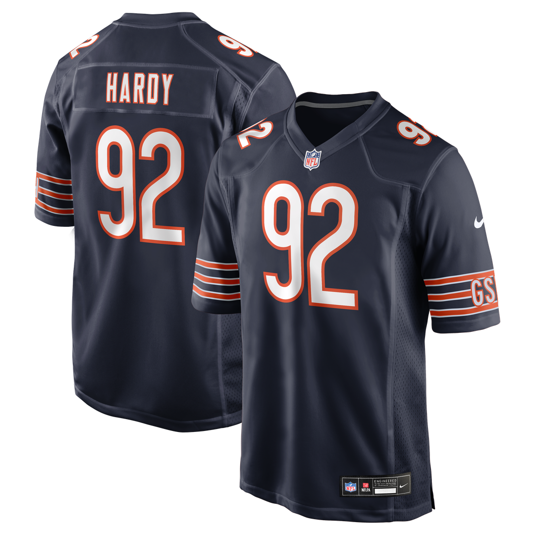 Men's Chicago Bears Daniel Hardy Nike Navy Team Game Jersey product image 1