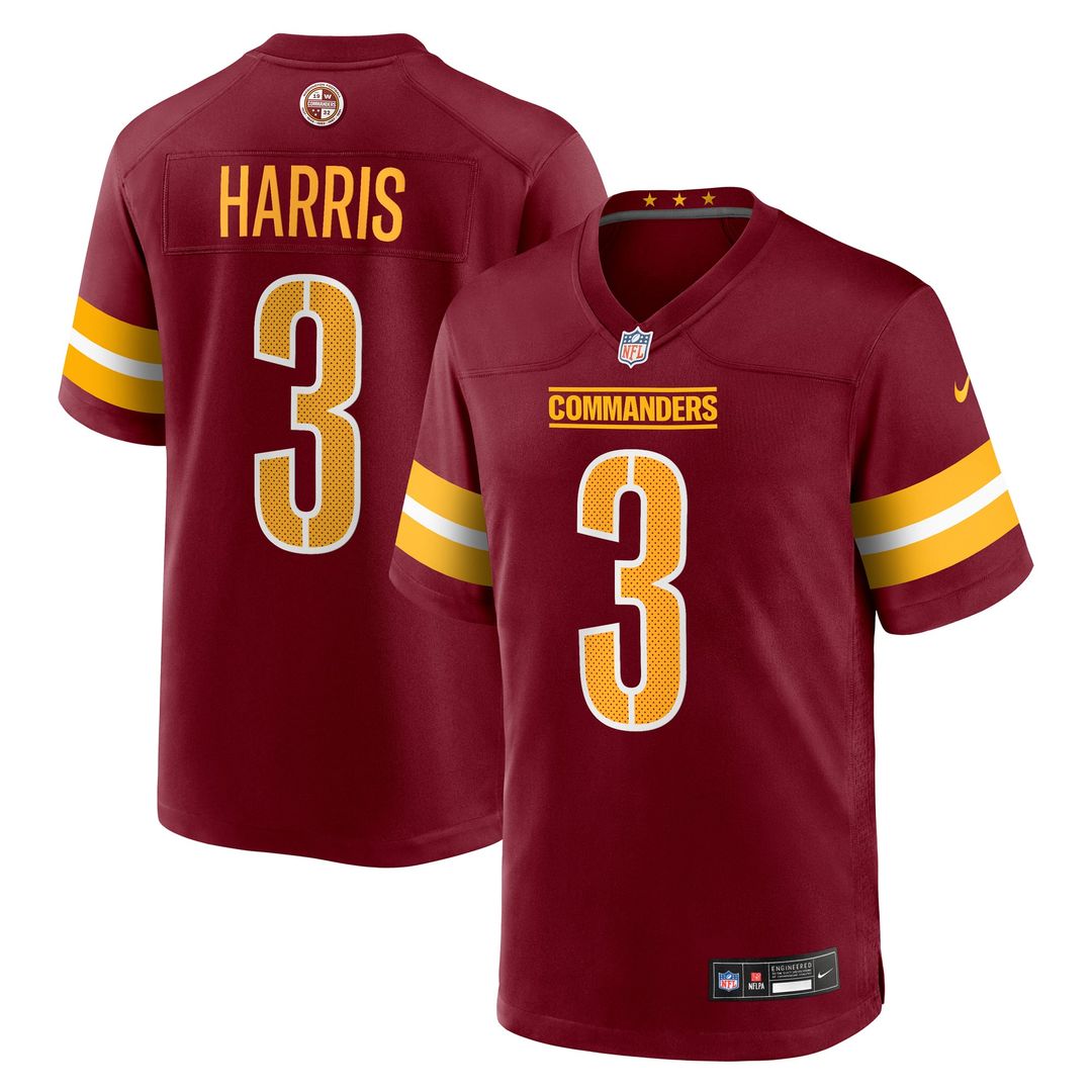 Men's Washington Commanders Will Harris Nike Burgundy Team product image 1