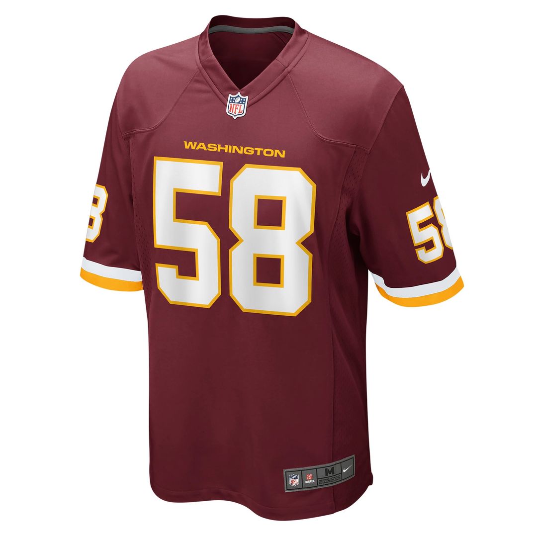 Washington Football Team Shaka Toney Nike Burgundy Game product image 2