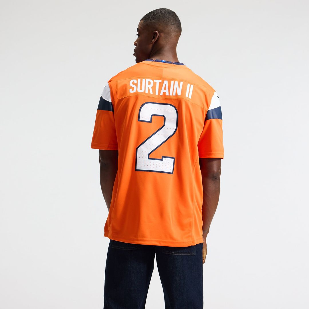 Men's Denver Broncos Pat Surtain II Nike Navy Alternate product image 9
