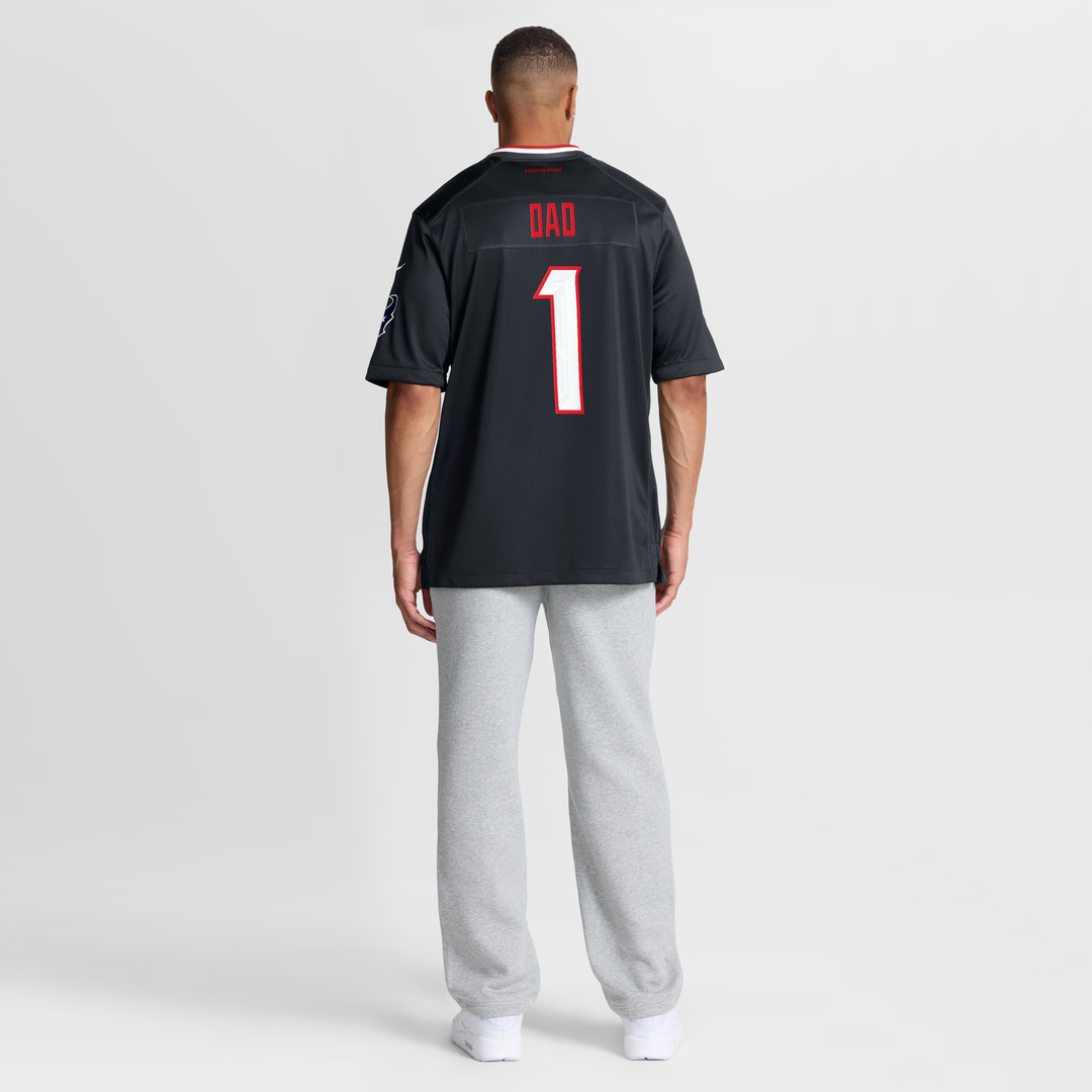 Men's Houston Texans Nike Navy #1 Dad Game Jersey product image 8