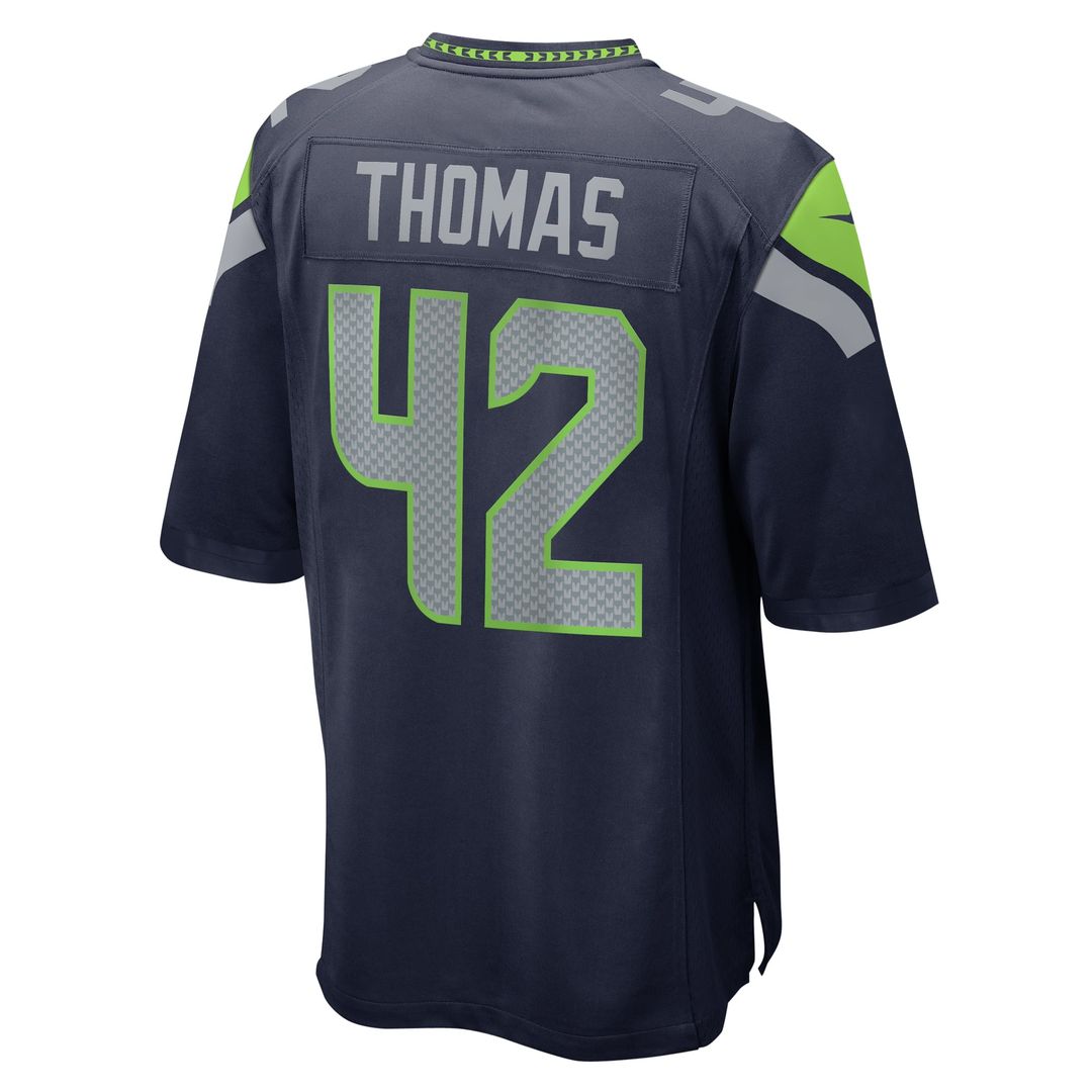 Men's Seattle Seahawks Drake Thomas Nike College Navy Game product image 3