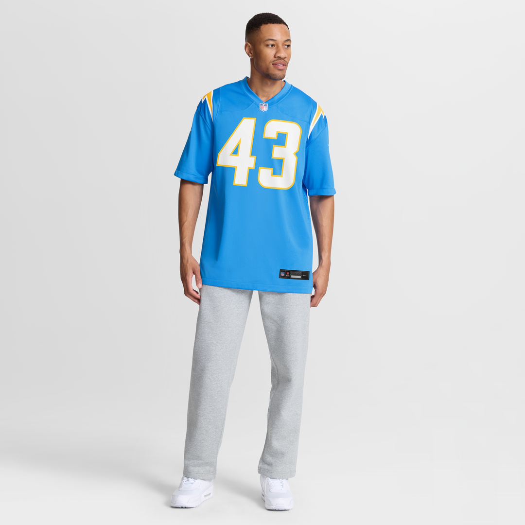 Los Angeles Chargers Troy Dye Nike Powder Blue Game Jersey product image 7