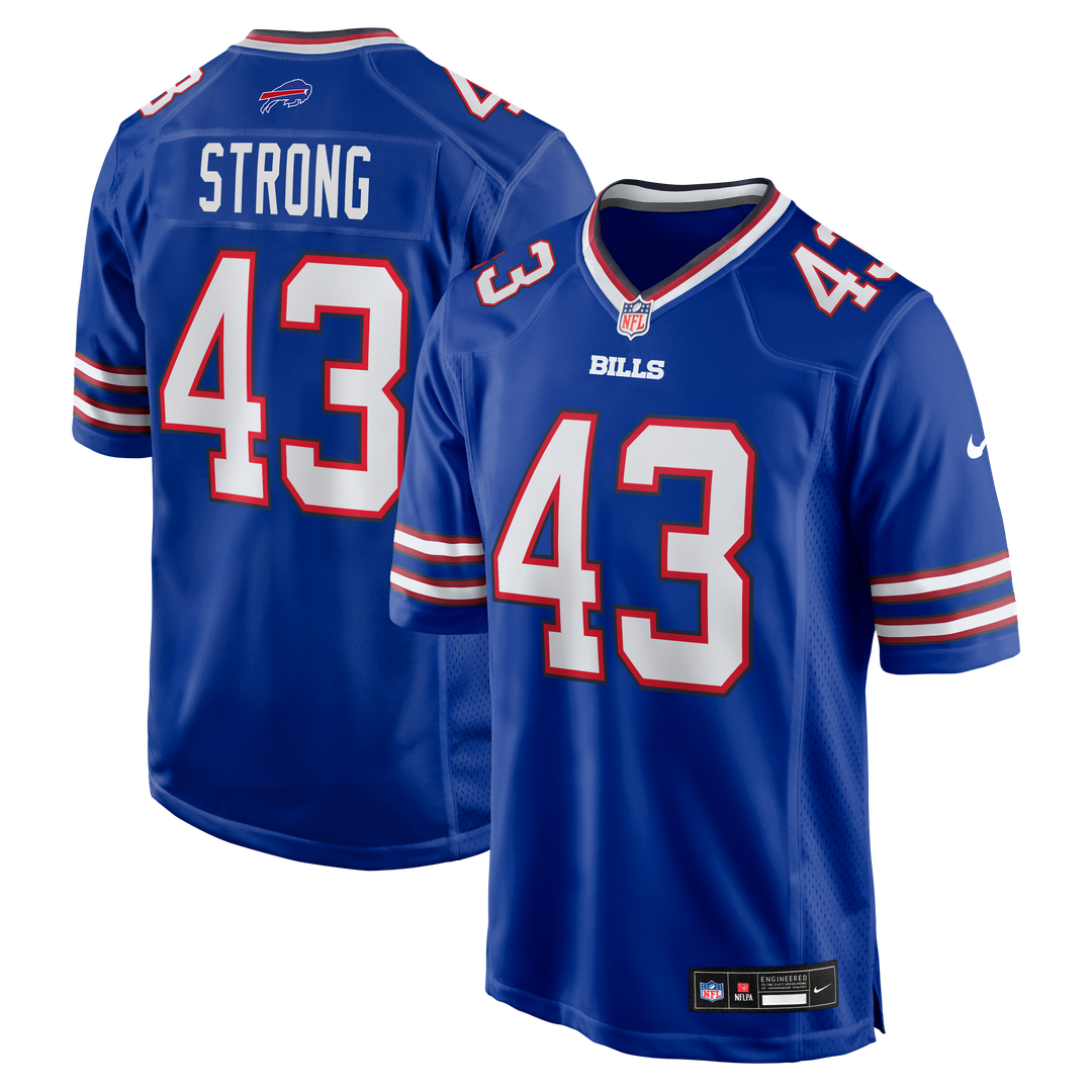 Men's Buffalo Bills Dorian Strong Nike Royal Team Game product image 1