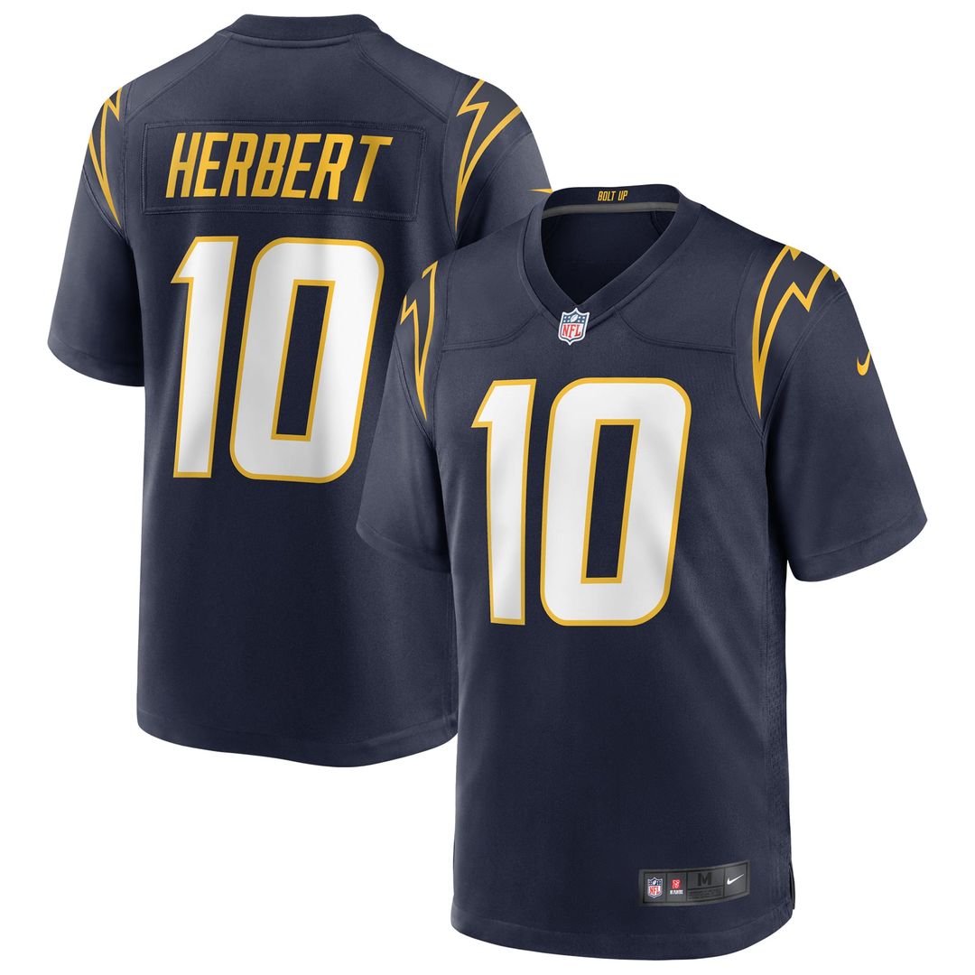 Men's Los Angeles Chargers Justin Herbert Nike Navy product image 1
