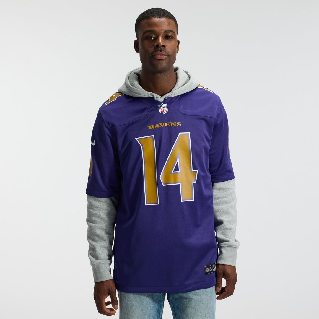 Men's Baltimore Ravens Kyle Hamilton Nike Black Alternate product image 8