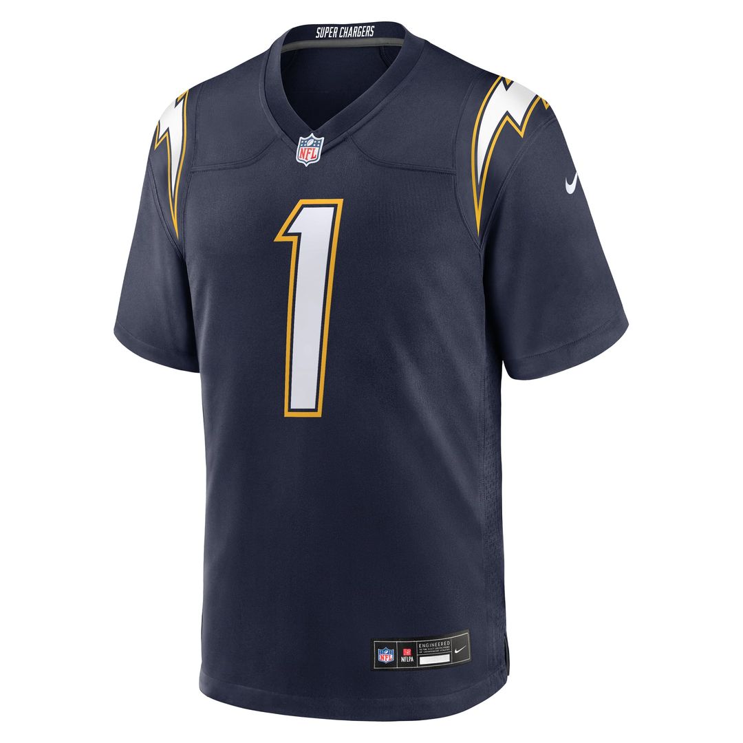 Men's Los Angeles Chargers Quentin Johnston Nike Navy product image 5
