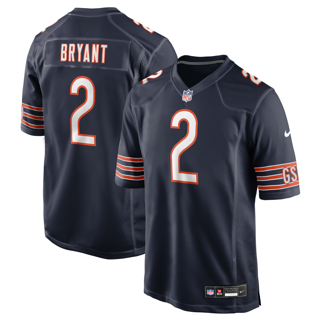 Men's Chicago Bears Coby Bryant Nike Navy Team Game Jersey product image 1