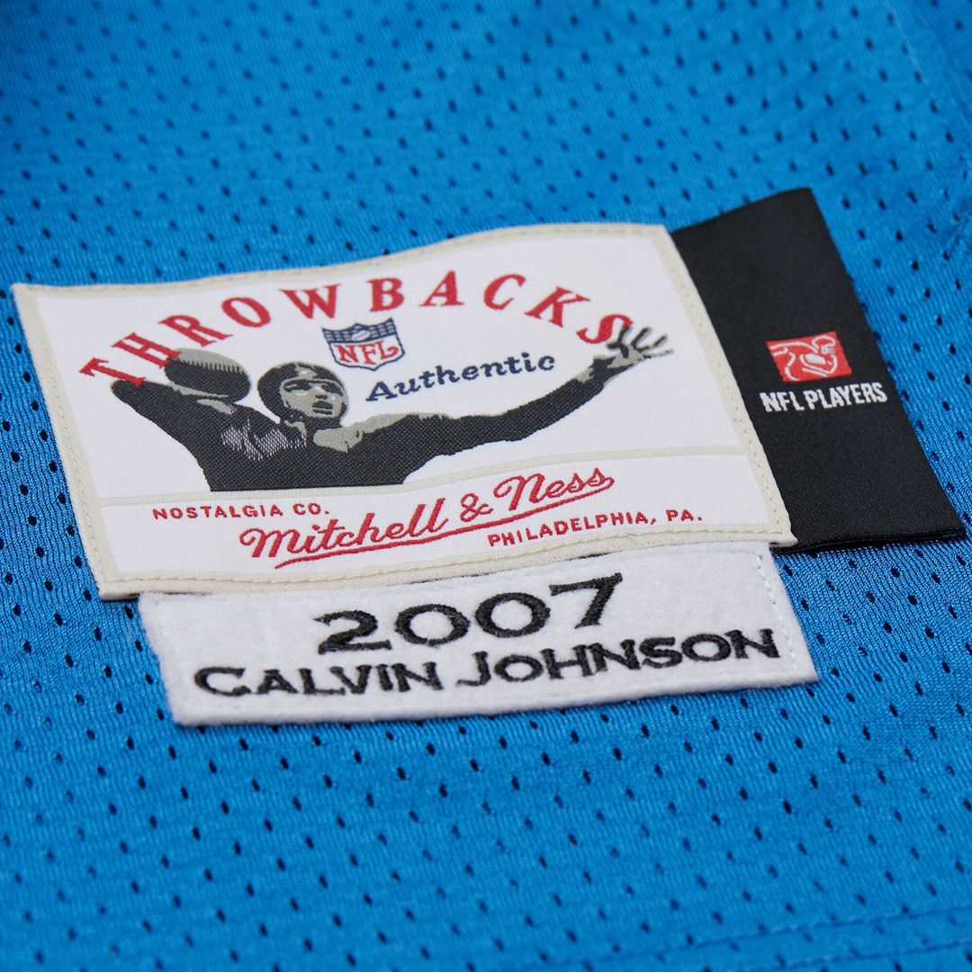 Men's Detroit Lions Calvin Johnson Mitchell & Ness Black product image 22