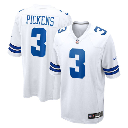 Men's Dallas Cowboys George Pickens Nike White Game Jersey product image 1