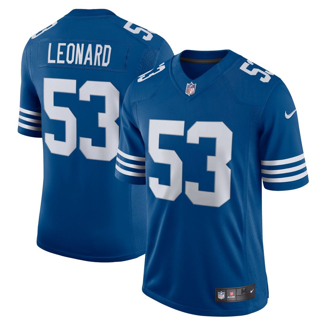 Men's Indianapolis Colts Darius Leonard Nike Royal product image 1