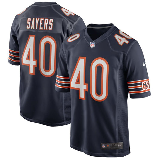 Men's Chicago Bears Gale Sayers Nike Navy Game Retired product image 1