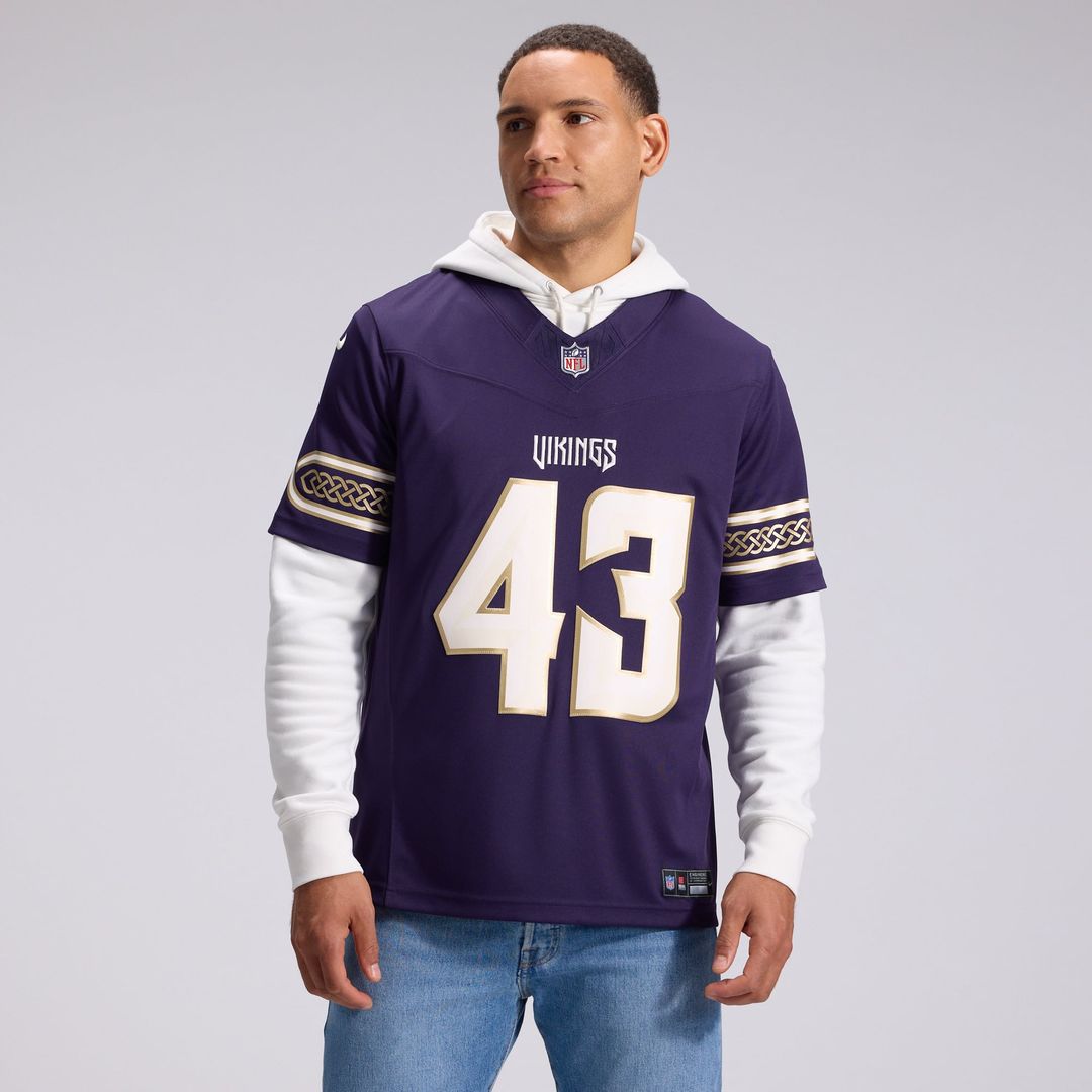 Men's Minnesota Vikings Andrew Van Ginkel Nike Purple 2026 product image 2