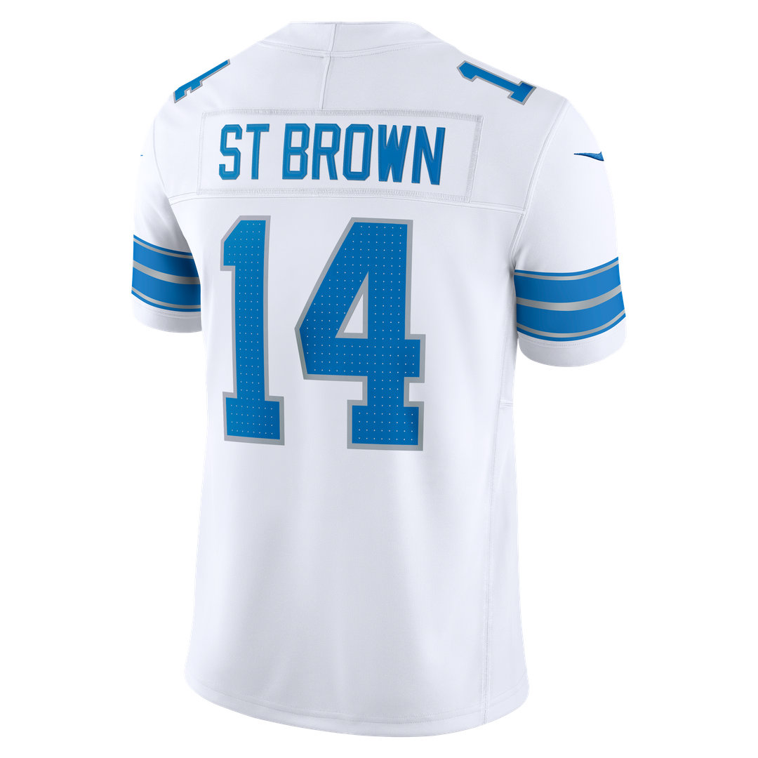 Men's Detroit Lions Amon-Ra St. Brown Nike White Vapor product image 3