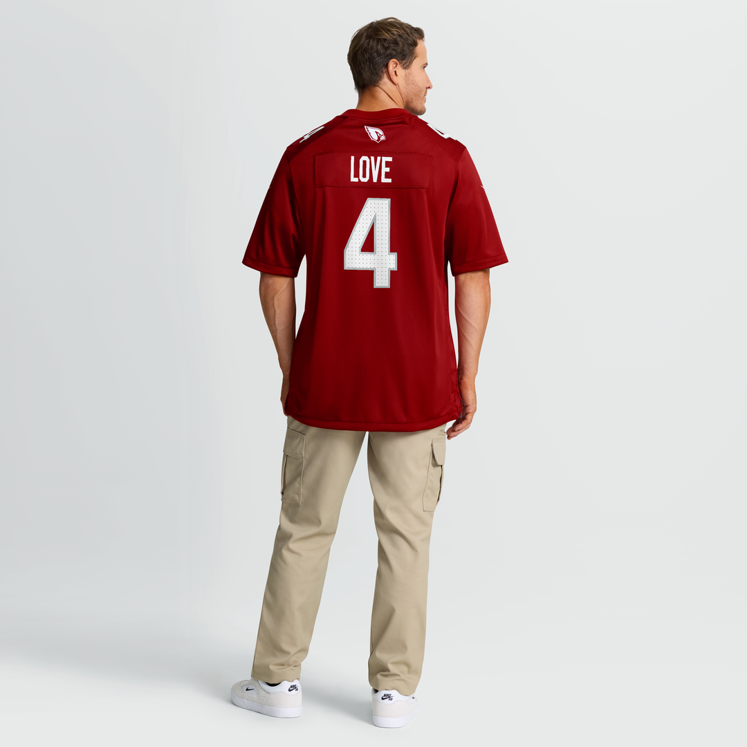 Men's Arizona Cardinals Jeremiyah Love Nike White Game product image 9