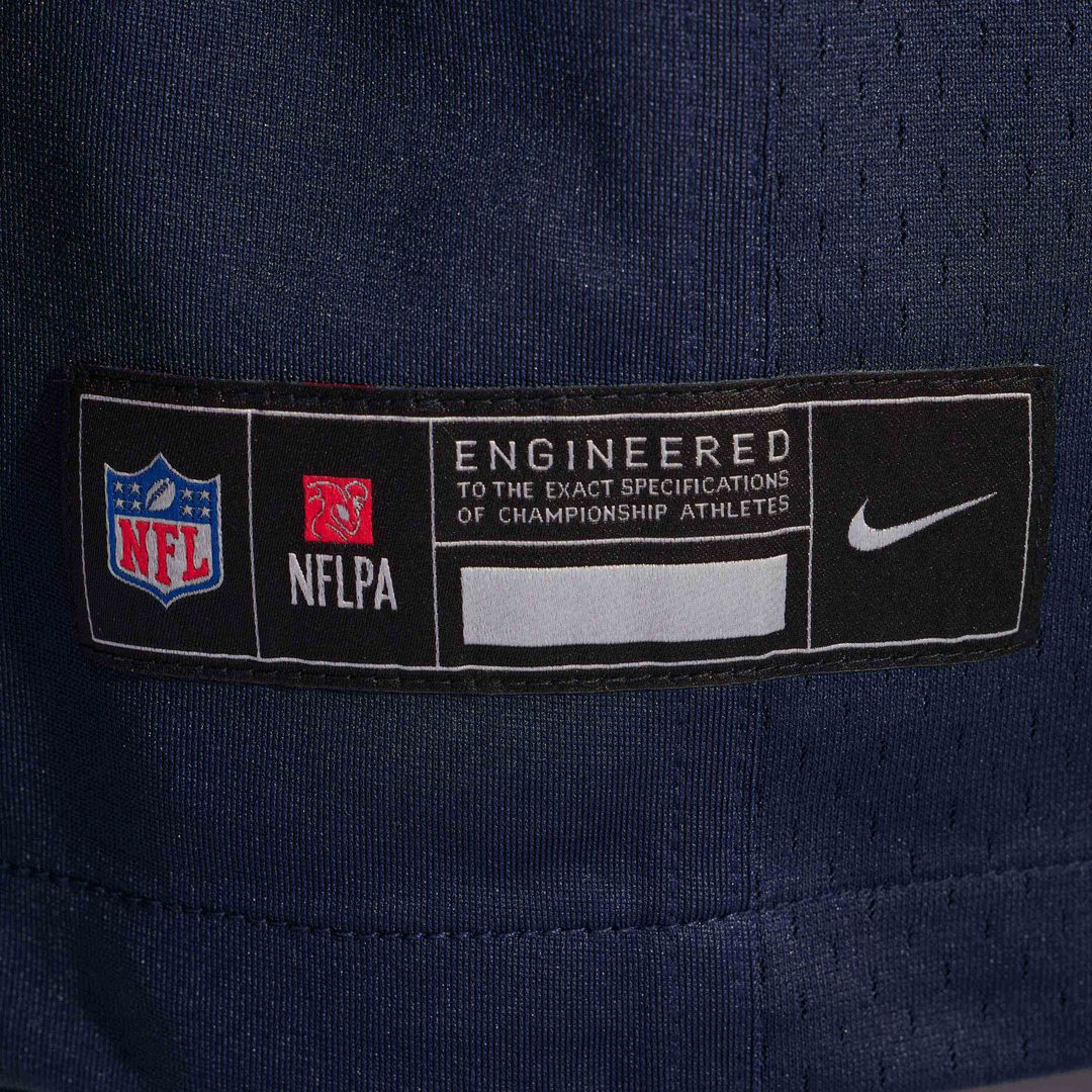 Men's Chicago Bears Ozzy Trapilo Nike Navy Team Game Jersey product image 6