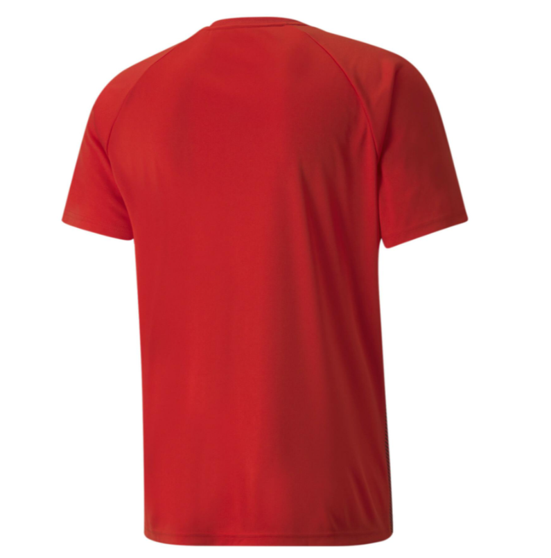 (PUMA-704920-01) Puma TeamLiga 25 Stripe Jersey - Red product image 2, provided for visual reference and product detail