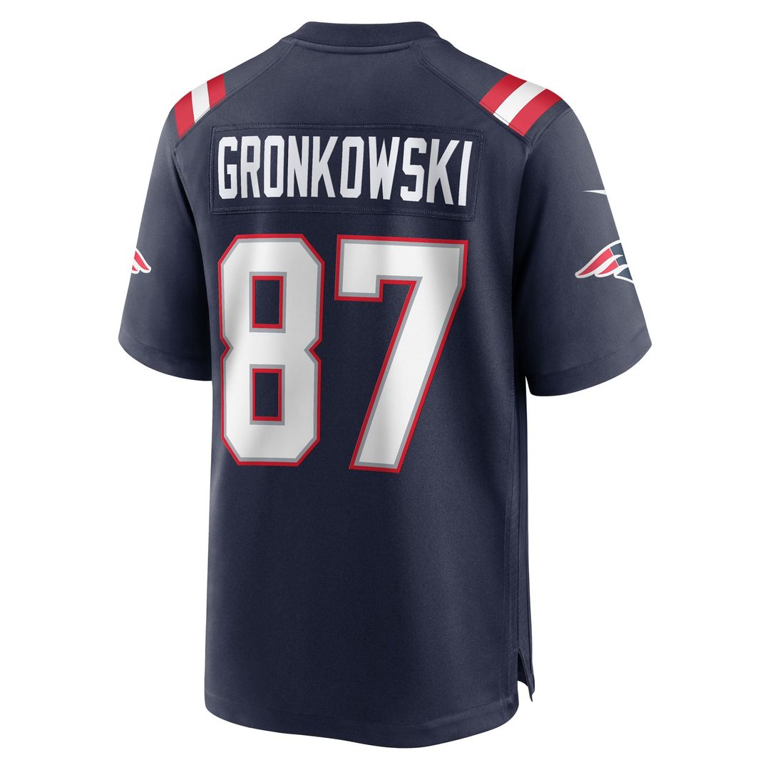 Men's New England Patriots Rob Gronkowski Nike Red product image 15