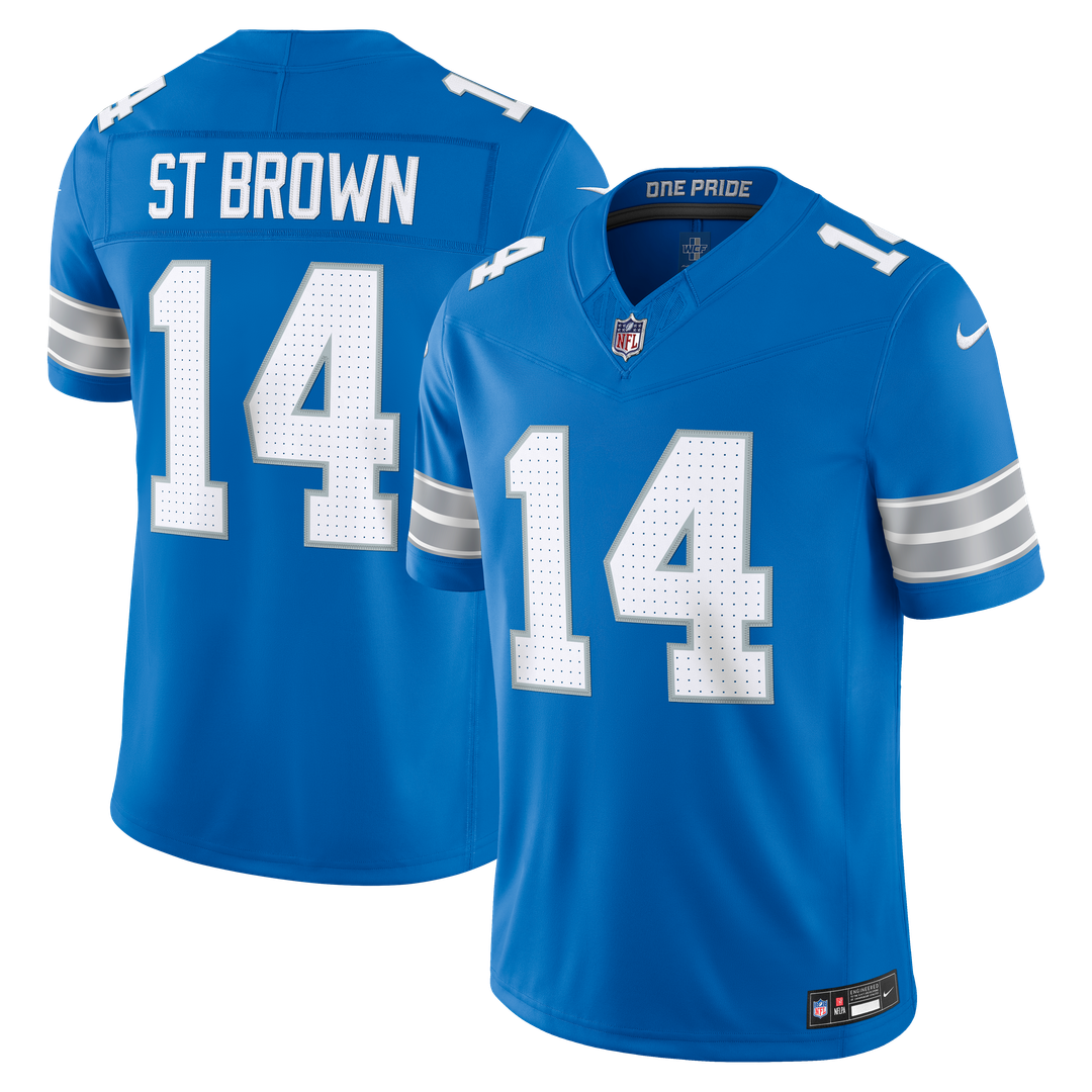 Men's Detroit Lions Amon-Ra St. Brown Nike White Vapor product image 7