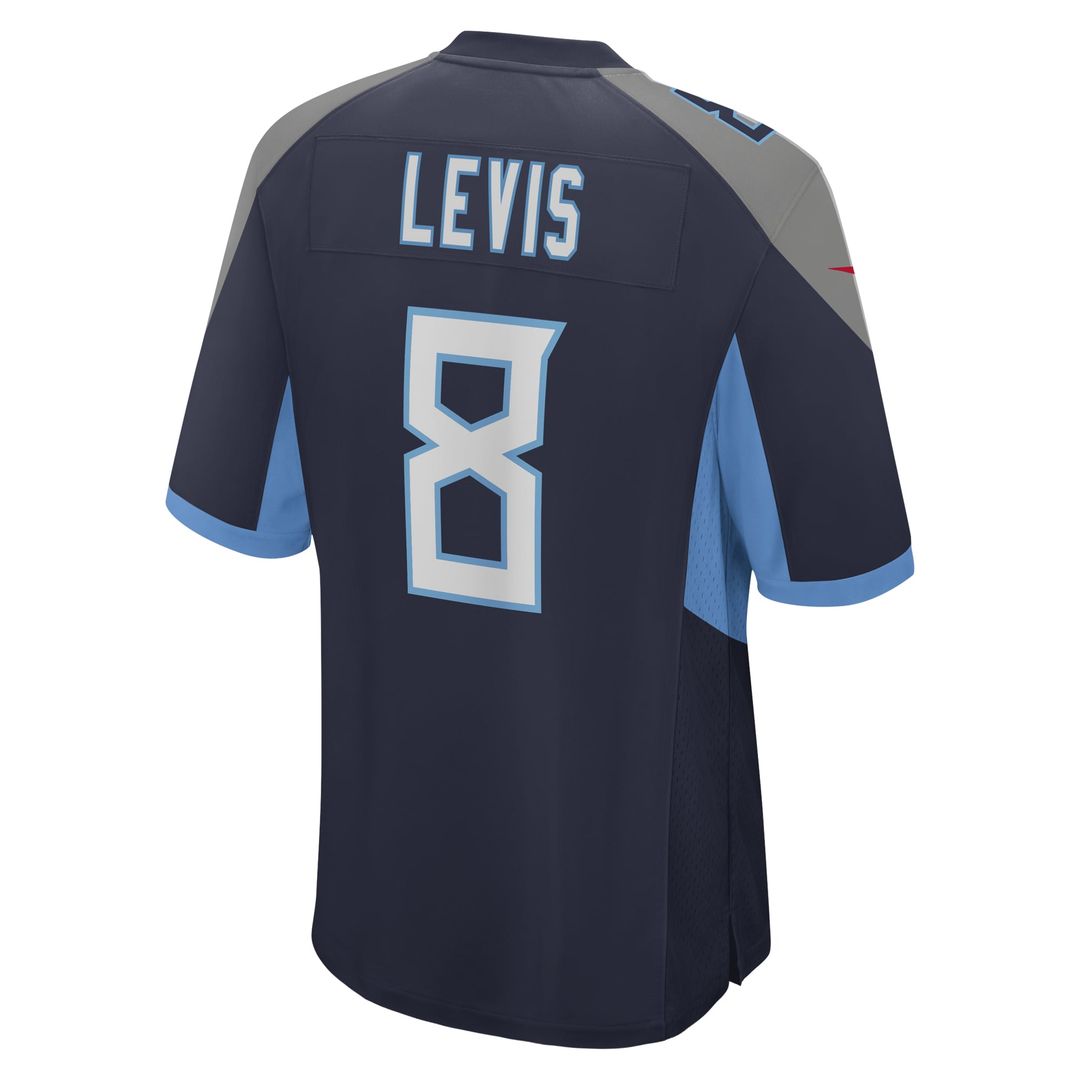 Men's Tennessee Titans Will Levis Nike Navy Game Jersey product image 3