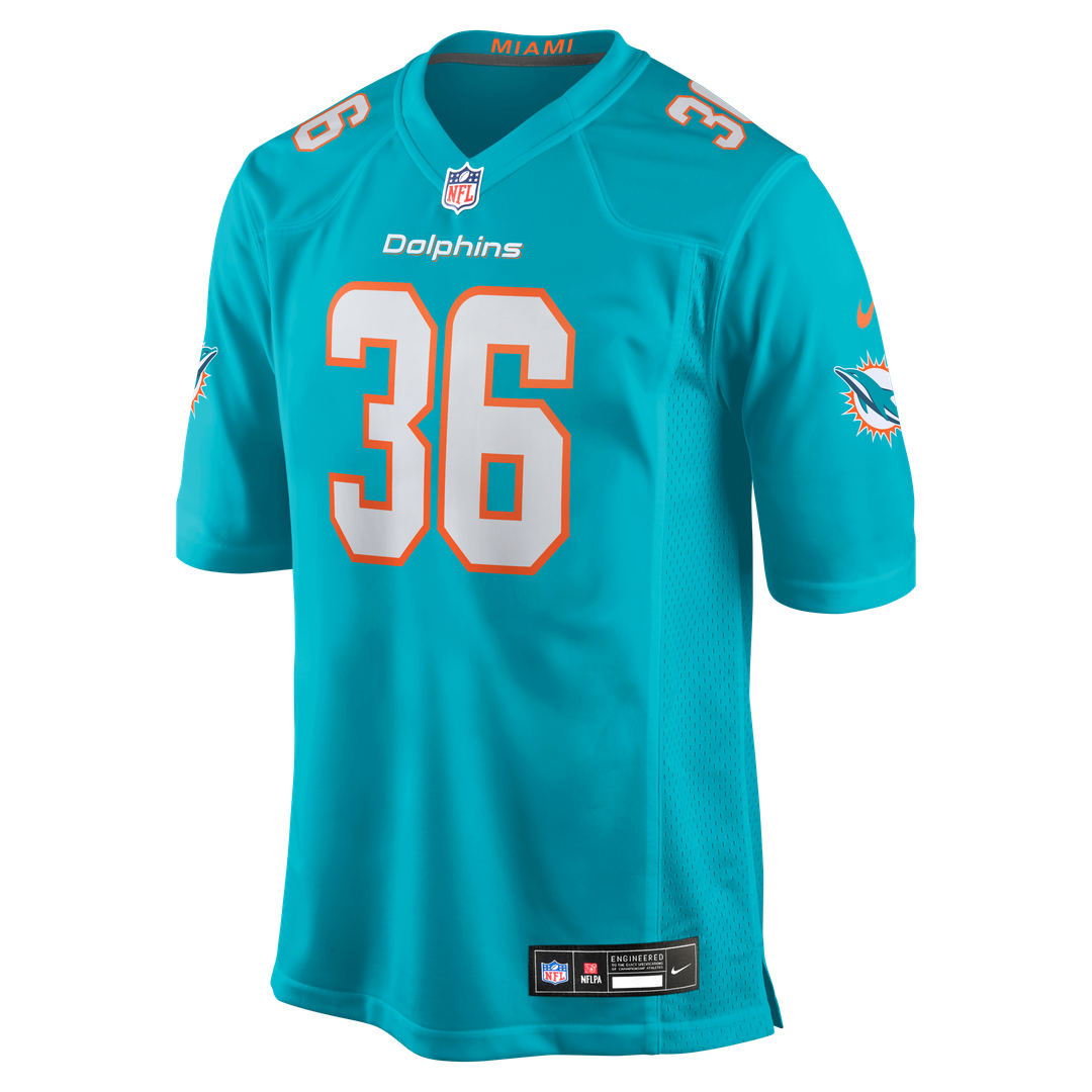 Men's Miami Dolphins Storm Duck Nike Aqua Game Jersey product image 2