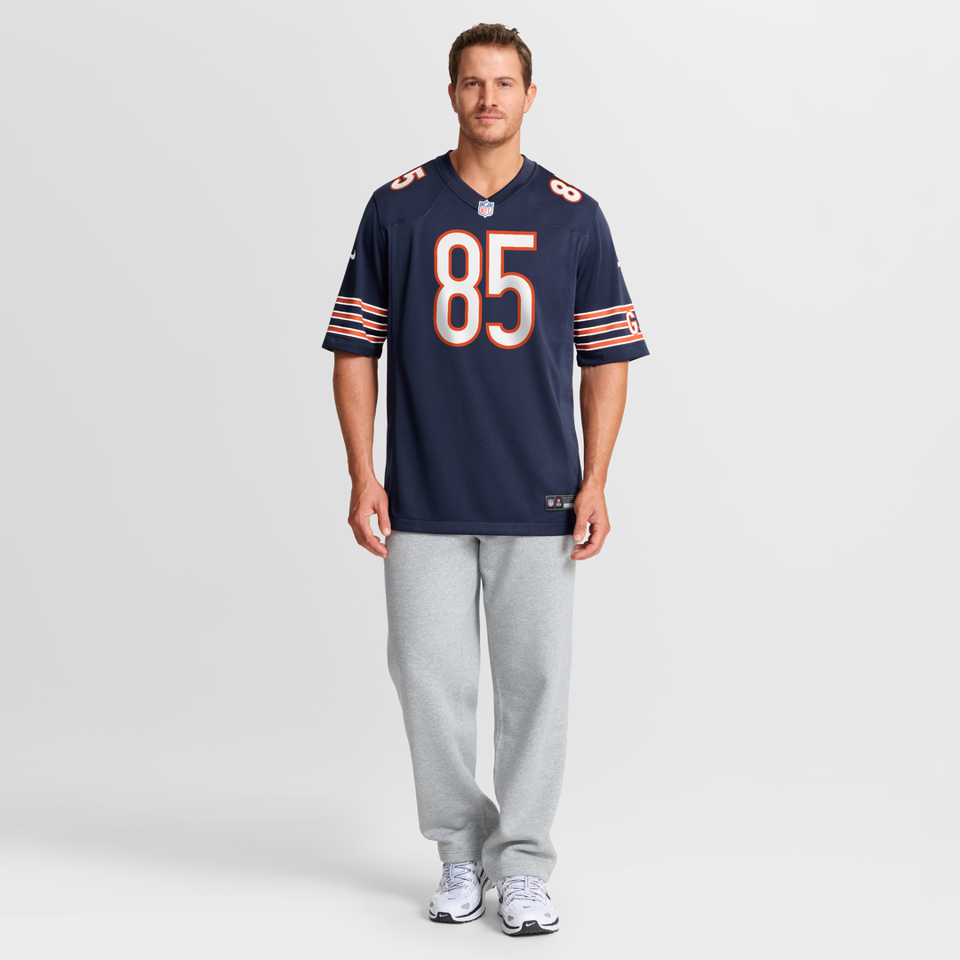 Men's Chicago Bears Cole Kmet Nike Navy Player Game Jersey product image 4