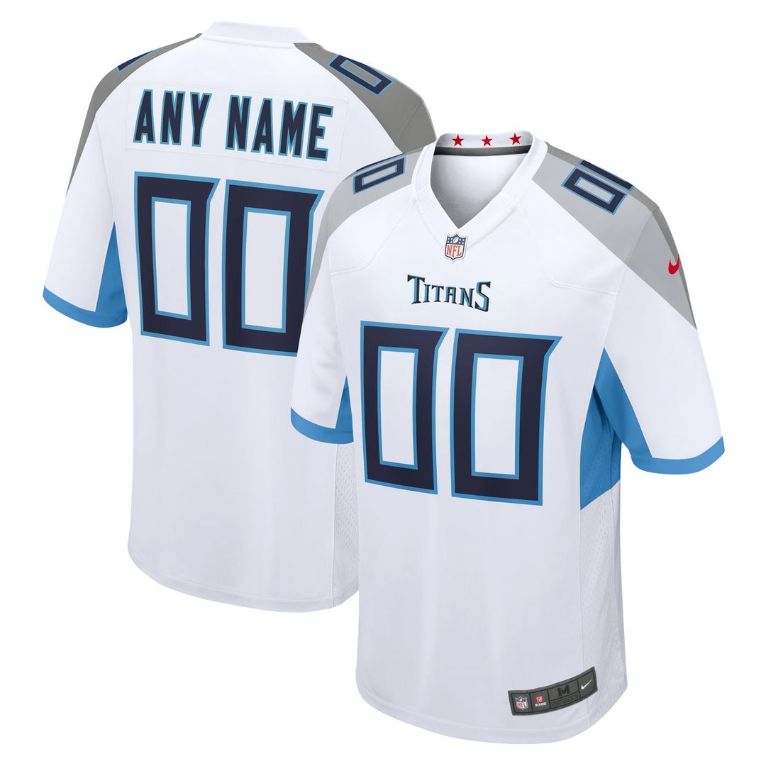 Tennessee Titans Nike White Custom Jersey product image 1