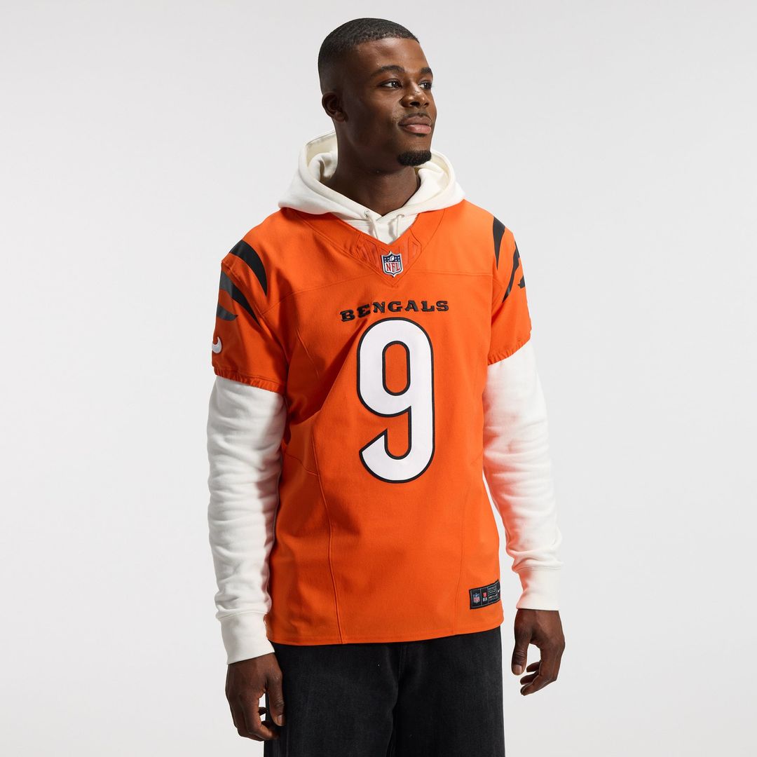 Men's Cincinnati Bengals Joe Burrow Nike Orange Team Vapor product image 2